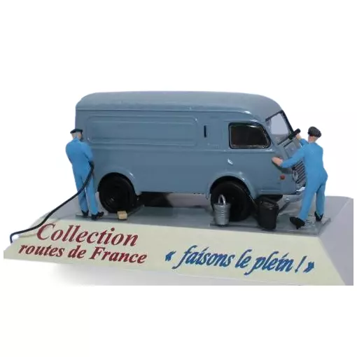 Renault 1000 kg grigio con 2 pompe e accessori - SAI 1933 - HO 1/87