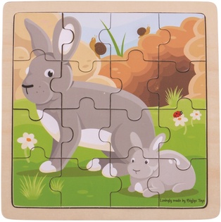 Bigjigs Toys Puzzle coniglio con coniglio