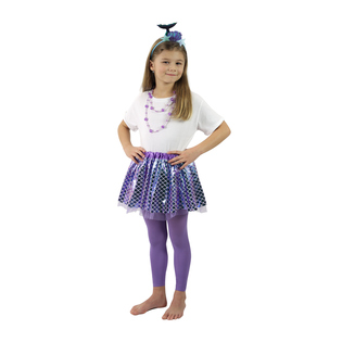 Costume per bambini, gonna tutù con fascia da sirena