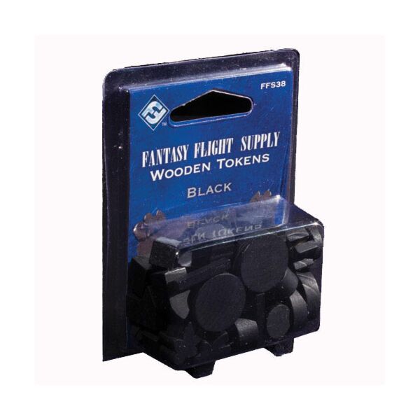 Wooden Tokens: Black (EU)