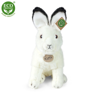 Peluche lepre polare seduta 30 cm ECO-FRIENDLY