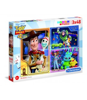3 Puzzle da 48 Pezzi Toy Story 4