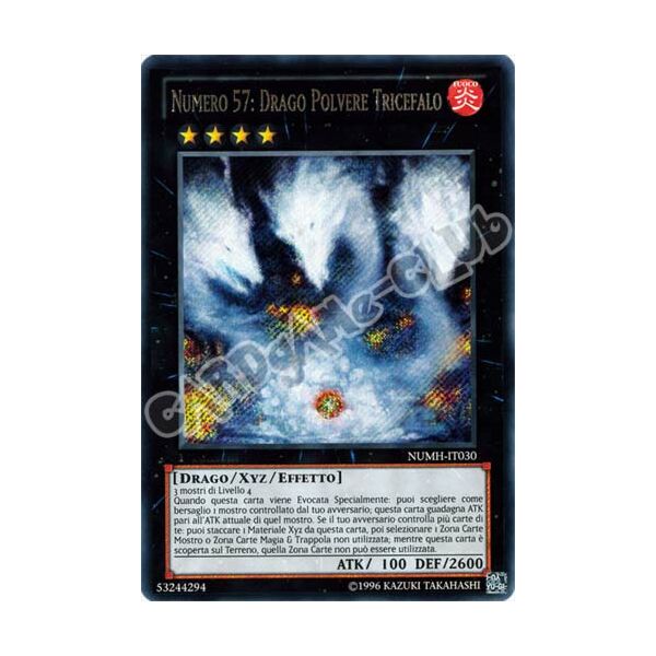 NUMH-IT030 Numero 57: Drago Polvere Tricefalo rara segreta unlimited (IT) -GOOD-