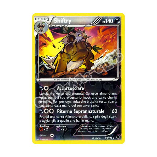 073 / 122 Shiftry rara foil reverse (IT) -NEAR MINT-