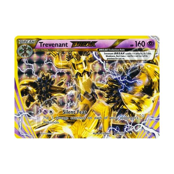 066 / 122 Trevenant BREAK rara BREAK foil (EN) -NEAR MINT-