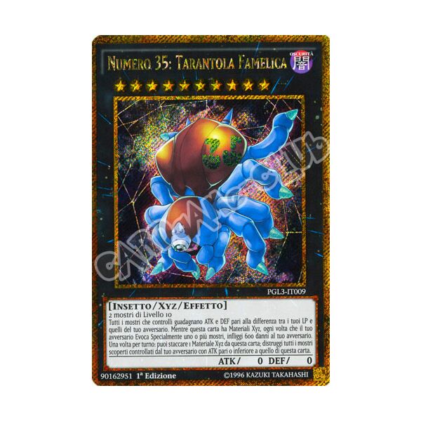 PGL3-IT009 Numero 35: Tarantola Famelica rara segreta oro 1a edizione (IT) -NEAR MINT-