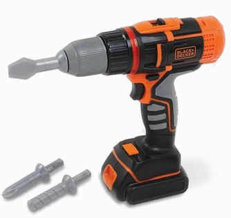 Smoby B&D Avvitatore/trapano a batteria, accessori.