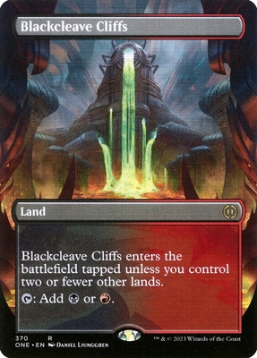 Blackcleave Cliffs Phyrexia: All Will Be One Foil