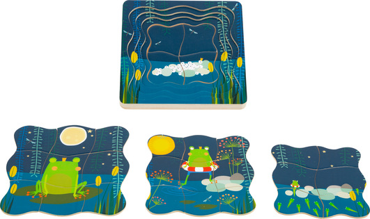 Principe ranocchio puzzle a strati Small Foot