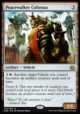 Peacewalker Colossus Aether Revolt Foil