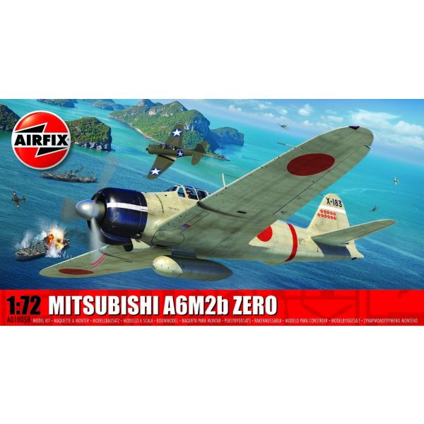 Airfix - 1:72 MITSUBISHI A6M2B ZERO (4/23) *