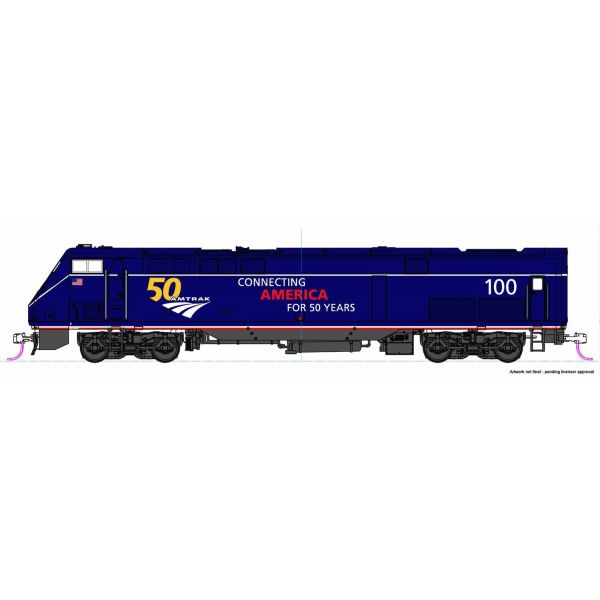 Kato - 1/160 Diesellok Ge P42 Amtrak Vi #100 Vi 50th Blau (?/22)kat-k1766035