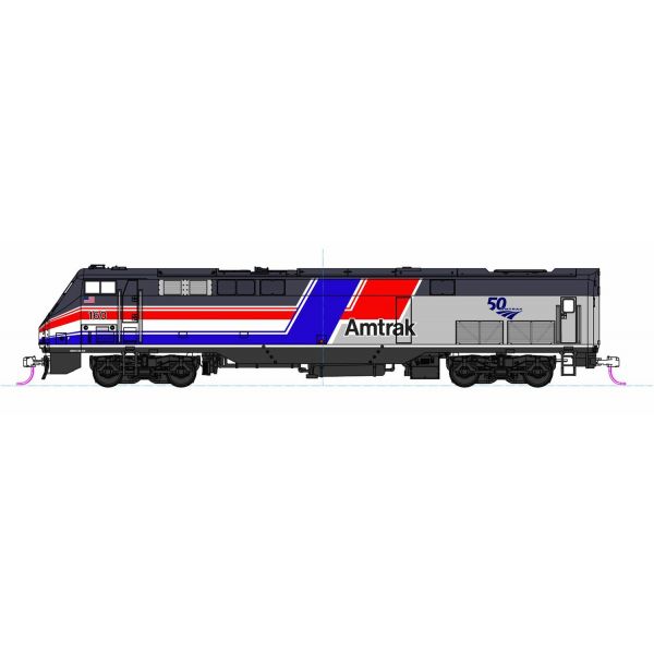 Kato - 1/160 Diesellok Ge P42 Amtrak Vi #160 Vi 50th Dash 8 (?/22)kat-k1766038