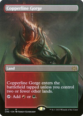 Copperline Gorge Phyrexia: All Will Be One Foil