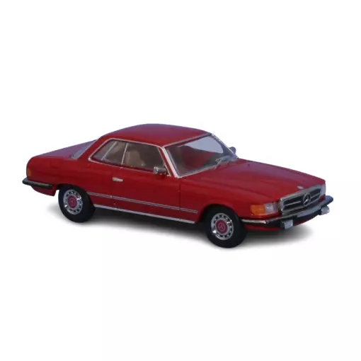 Mercedes Benz SLC ( C107 ), rosso, 1971 - PCX87 870476 - HO 1/87