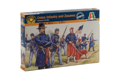 Model Kit figure 6012 - FANTERIA DELL'UNIONE / ZUAVES (GUERRA CIVILE AMERICANA) (1:72)