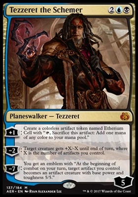 Tezzeret the Schemer Aether Revolt Foil
