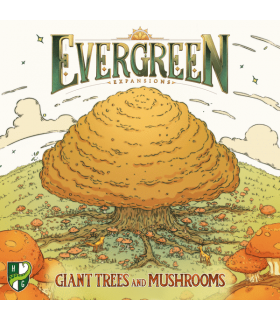 Evergreen: Giant trees and Mushrooms - Espansione Strategica per Giochi da Tavolo, 1-4 Giocatori, 45 Minuti di Divertimento!