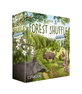 Forest Shuffle: Woodland Edge - Espansione Strategica per Gioco Educativo da 2 a 5 Giocatori, 60 Minuti di Divertimento