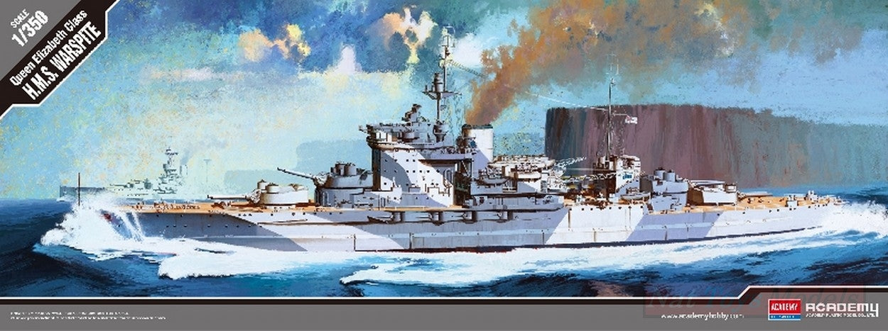 KIT DA MONTARE IN SCALA COMPATIBILE CON QUEEN ELIZABETH CLASS H.M.S. KIT 1:350 ACADEMY ACD14105