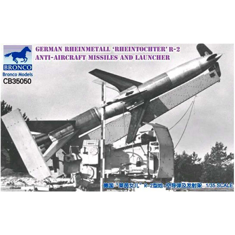 Missile antiaereo tedesco Rheinmetall "Rheintochter" R-2. BRONCO MODELS CB35050