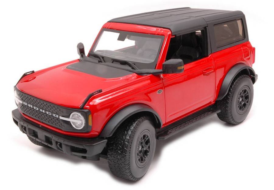 MODELLINO IN SCALA COMPATIBILE CON FORD BRONCO WILDTRAK 2021 RED 1:18 MAISTO MI31456R