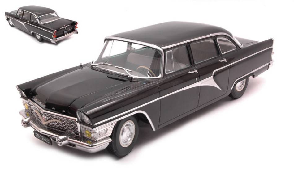 MODELLINO IN SCALA COMPATIBILE CON GAZ 13 SEAGULL 1959 BLACK 1:18 TRIPLE 9 T9-1800250