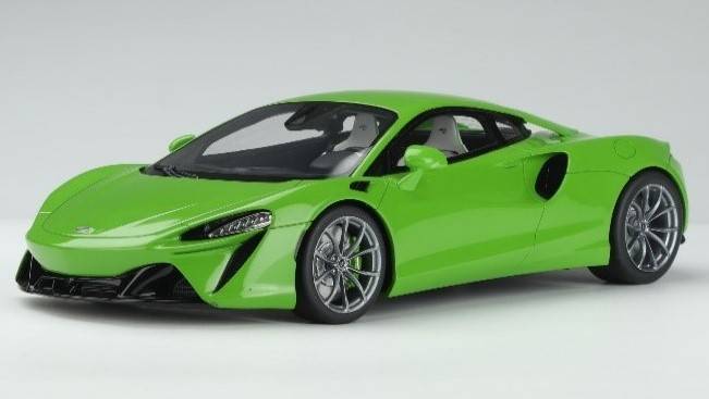 MODELLINO IN SCALA COMPATIBILE CON MCLAREN ARTURA GREEN 1:18 GT SPIRIT GT400
