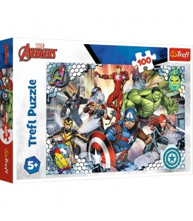 Puzzle da 100 Pezzi - Marvel: Famous Avengers