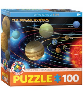 Puzzle da 100 Pezzi - The Solar System 100-Piece Puzzle