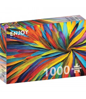 Puzzle da 1000 Pezzi - Colorful Feathers