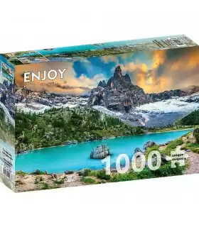 Puzzle da 1000 Pezzi - Sorapis Lake, Dolomites, Italy
