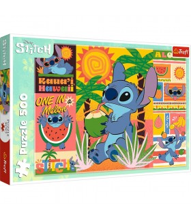 Puzzle da 500 Pezzi - Lilo & Stitch: Holidays with Stitch