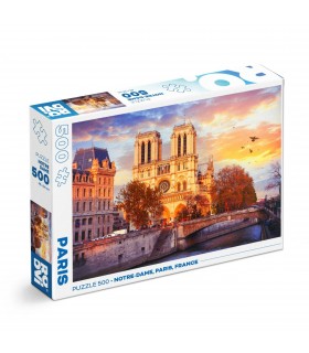 Puzzle da 500 Pezzi - Notre Dame, Paris, France