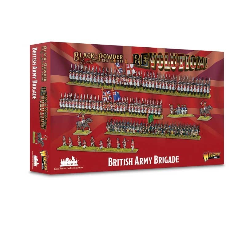 Rivoluzione. Brigata dell'esercito britannico. WARLORD GAMES 312403405