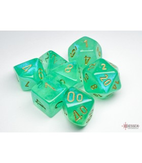 Set Dadi Borealis Verde Oro