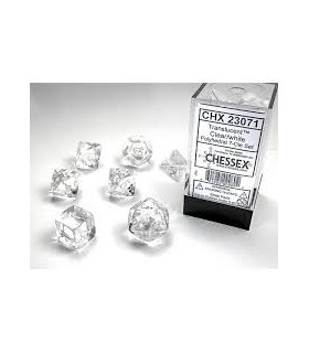 Set Dadi Trasparente