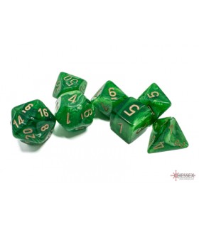 Set Dadi Vortex Verde Oro