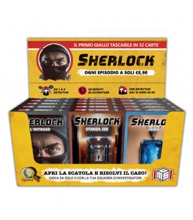 SHERLOCK - SERIE 4 - ESPOSITORE DA 15 PEZZI (3 EPISODI X 5 PZ CAD)