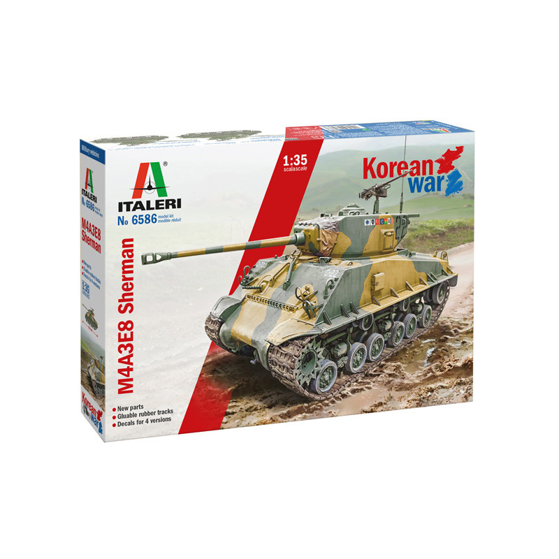 Sherman M4A3E8. ITALERI 6586