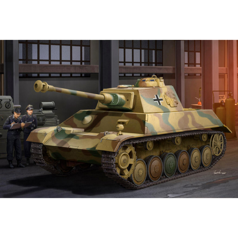Tedesco Pz.Kpfw.III/IV auf Einheidsfahrgestell. HOBBY BOSS 80150