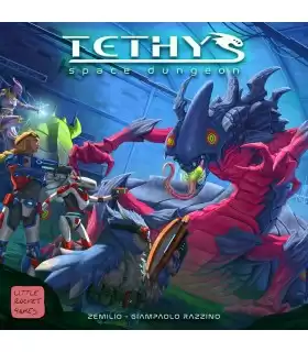 Tethys: Gioco Cooperativo di Esplorazione Spaziale - Sconfiggi la Regina Aliena! 1-4 Giocatori, 45 Minuti, Italiano - Little Roc