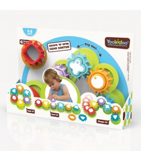 Yookidoo - Shape 'N' Spin Gear Sorter